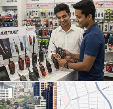 بیسیم (واکی تاکی) در خیابان بهشتی