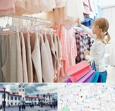 مرکز خرید لباس کودک در میدان شهرداری رشت