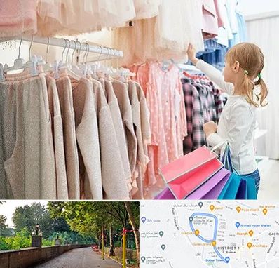 مرکز خرید لباس کودک در فلکه گاز رشت