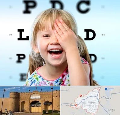 بینایی سنجی کودکان در ایرانشهر