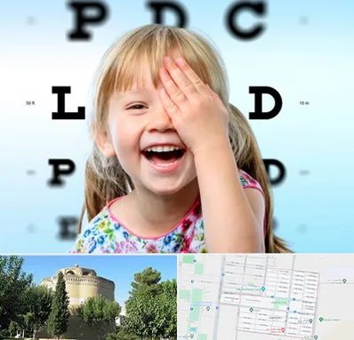 بینایی سنجی کودکان در مرداویج اصفهان 