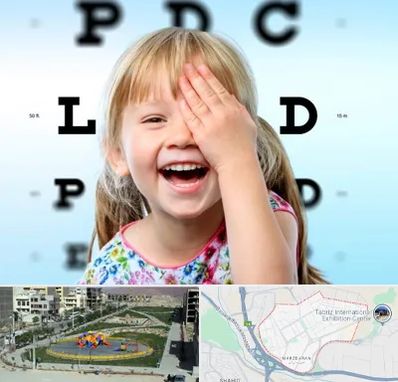 بینایی سنجی کودکان در مرزداران تبریز 