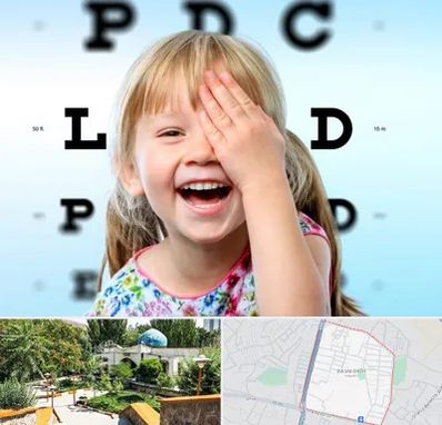 بینایی سنجی کودکان در باغمیشه تبریز 