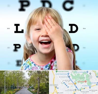 بینایی سنجی کودکان در قدوسی غربی شیراز 