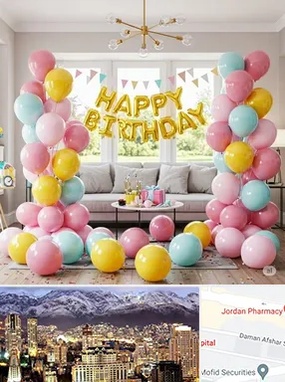 بادکنک آرایی در جردن 