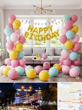 بادکنک آرایی در کیانپارس اهواز 