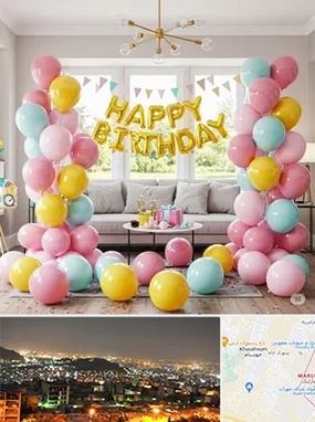 بادکنک آرایی در مارلیک کرج 