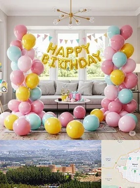 بادکنک آرایی در بیرجند