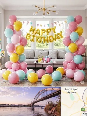 بادکنک آرایی در اهواز