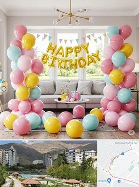 بادکنک آرایی در شهر زیبا 