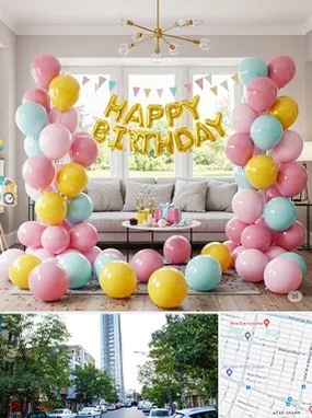 بادکنک آرایی در امامت مشهد 