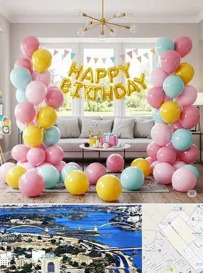 بادکنک آرایی در کوروش اهواز 