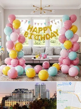 بادکنک آرایی در فرشته 