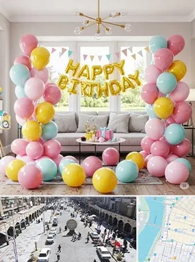 بادکنک آرایی در نادری اهواز 