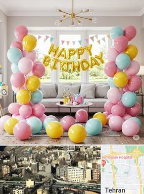 بادکنک آرایی در مرزداران 