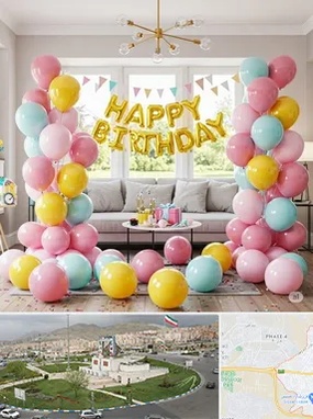 بادکنک آرایی در بومهن