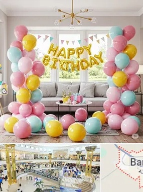 بادکنک آرایی در بانه