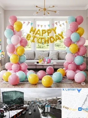 بادکنک آرایی در اقدسیه 