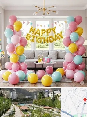 بادکنک آرایی در بلوار تعاون 