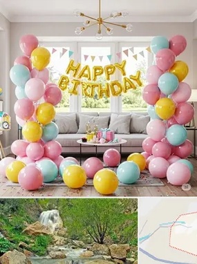 بادکنک آرایی در کردان