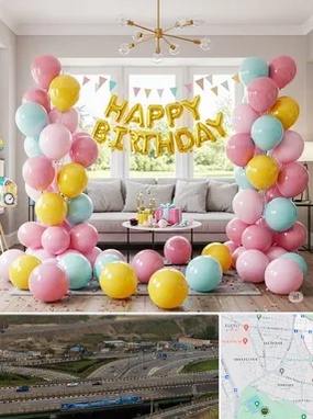 بادکنک آرایی در یاغچیان تبریز 