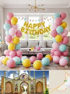 بادکنک آرایی در سمنان