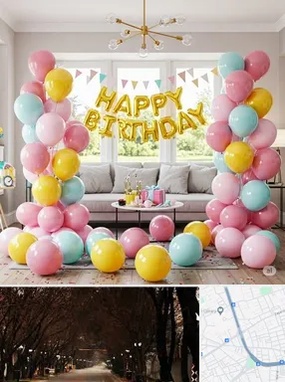 بادکنک آرایی در ابوریحان تبریز 