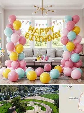 بادکنک آرایی در مهرشهر کرج 