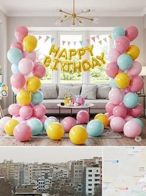 بادکنک آرایی در محمد شهر کرج 