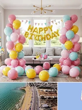 بادکنک آرایی در بوشهر