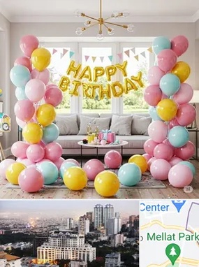 بادکنک آرایی در الهیه 