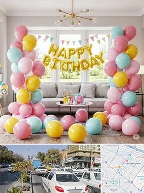 بادکنک آرایی در مفتح مشهد 