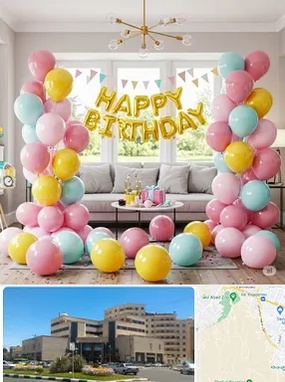 بادکنک آرایی در صیاد شیرازی مشهد 