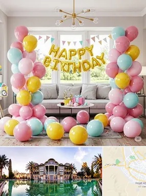 بادکنک آرایی در شیراز