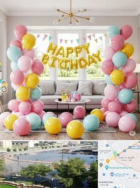 بادکنک آرایی در گلستان اهواز 