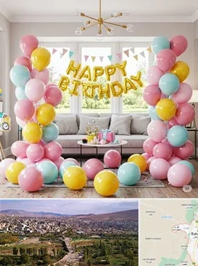 بادکنک آرایی در بوکان