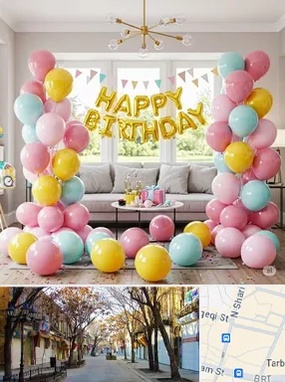 بادکنک آرایی در تربیت تبریز 