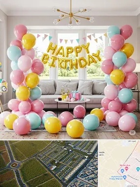 بادکنک آرایی در الهیه مشهد 