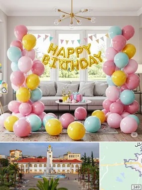 بادکنک آرایی در رشت