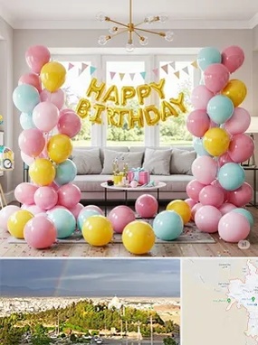 بادکنک آرایی در تربت حیدریه