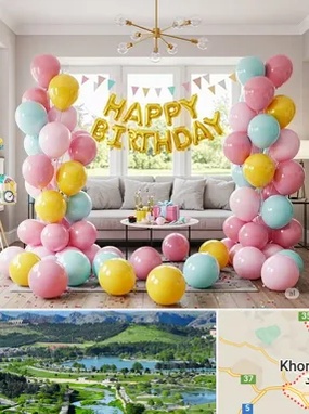 بادکنک آرایی در خرم آباد