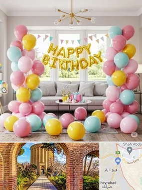 بادکنک آرایی در شهر ری