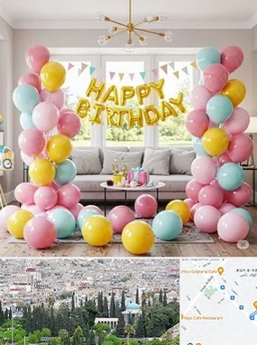 بادکنک آرایی در محلاتی شیراز 