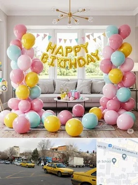 بادکنک آرایی در شهناز تبریز 