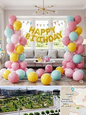 بادکنک آرایی در پردیس