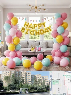 بادکنک آرایی در آپادانا 