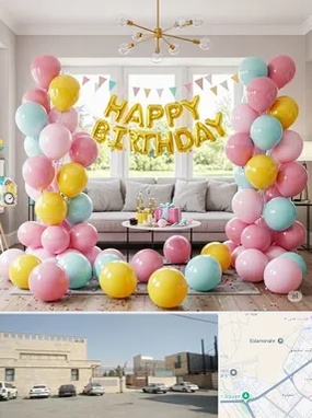 بادکنک آرایی در نواب اسلامشهر 