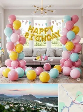 بادکنک آرایی در لواسان