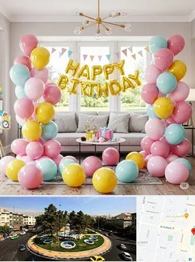 بادکنک آرایی در هفت حوض 