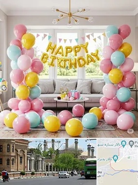 بادکنک آرایی در پاکدشت